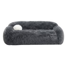 Darwen Dark Gray 84" Sofa with Pillow