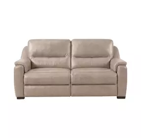 Altamura Taupe Leather 62" Power Reclining Loveseat