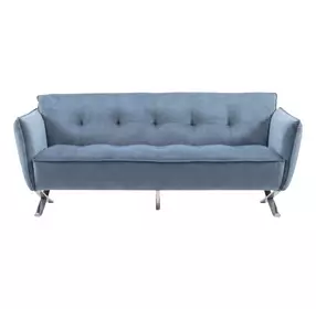 Civellutino Light Blue 80"Sofa