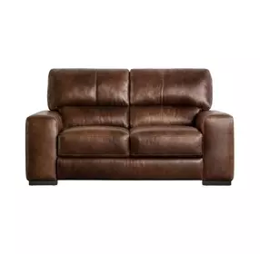 Marsicano Cognac Leather 70" Loveseat