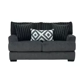 Loughlin Gun Metal 72" Loveseat