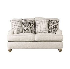 Mossley Ivory Performance Fabric Loveseat