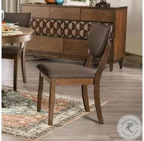 Marina Dark Chocolate Side Chair Set Of 2