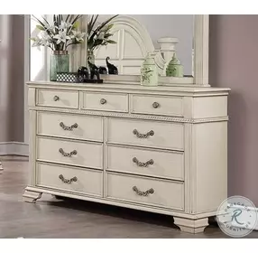 Pamphilos Antique White Dresser