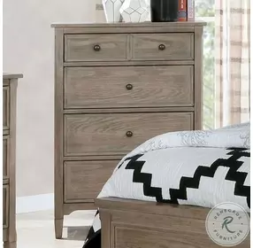 Vevey Wire Brushed Warm Gray Chest