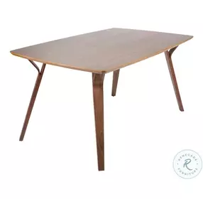 Folia Walnut Wood Dining Table