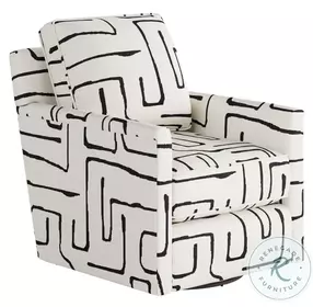 Fossil Ebony Track Arms Swivel Glider