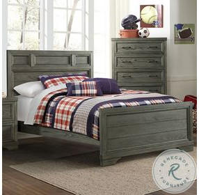 Foundry Brushed Pewter Full Bed