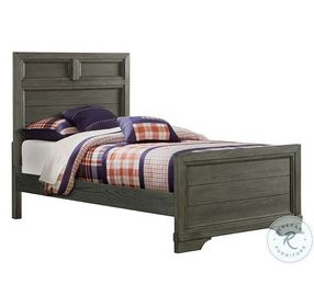 Foundry Brushed Pewter Twin Bed
