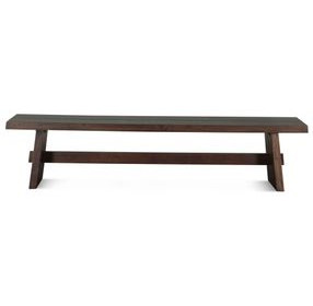 Acadia Coffee Bean 79" Dining Bench