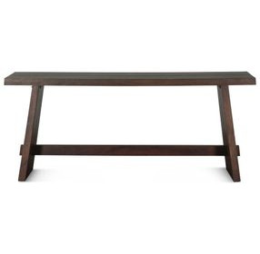 Acadia Coffee Bean Rectangular Console Table