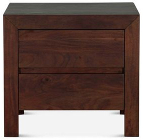 Acadia Coffee Bean 2 Drawer Nightstand