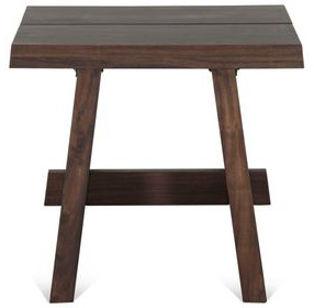 Acadia Coffee Bean Square Side Table
