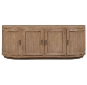 Nicola Natural 4 Door Media Cabinet