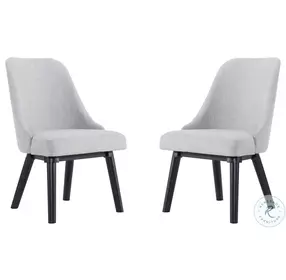 Foundry Brushed Pewter Side Chair Set of 2