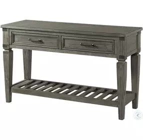 Foundry Brushed Pewter Sofa Table