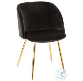 Luna Black Fran Dining Chair Set Of 2