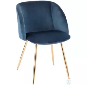Luna Blue Fran Dining Chair Set Of 2