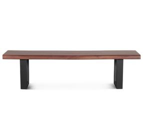 Yarrow Light Sequoia 68" Dining Bench
