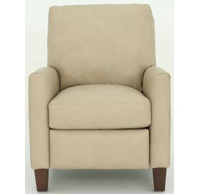 Fremont Cashmere Stone Leather Push Thru The Arms Recliner