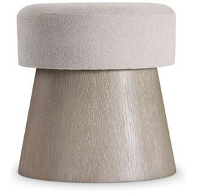 Linea Beige Round Bench