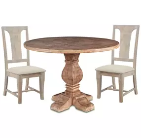 Pengrove Antique Oak 48" Round Gathering Room Set