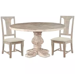Pengrove Heirloom White 54" Round Dining Room Set