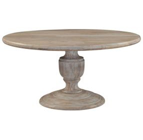 Haveli Heirloom White 60" Round Dining Table
