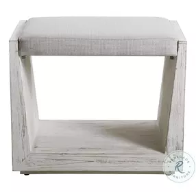 Cabana Off White Bench