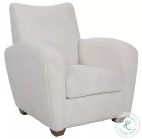 Teddy Off White Accent Chair