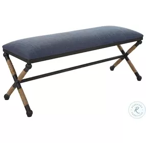 Firth Navy Blue Bench