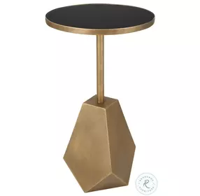 Sol Antique Bronze Accent Table