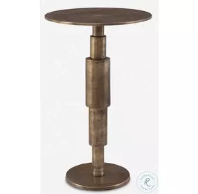Salomar Antique Gold Accent Table