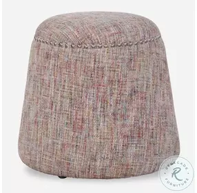 Gumdrop Pink Ottoman