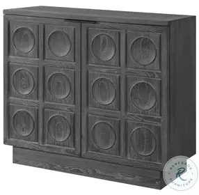 Shelby Rich Ebony Stain 2 Door Accent Cabinet