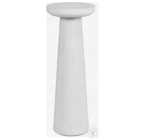 Lirienne White Marble Drink Table