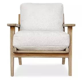 Somerset White Upholstered Accent Chair