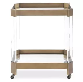 Giselle Bronze Bar Cart