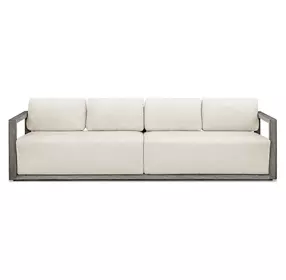 Carlisle Oyster White Outdoor 107" Sofa