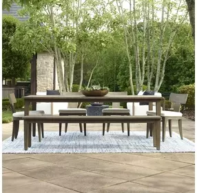 Belmont Gray Outdoor Dining Room Set