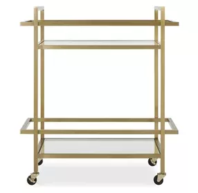 Erena Brass Bar Cart