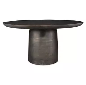 Madrone Golden Dark Bronze Outdoor 60" Round Dining Table