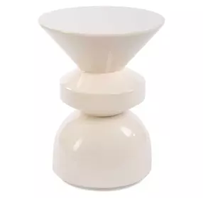 Lyford Cream Round Accent Table
