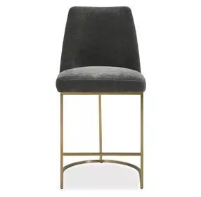Somerset Charcoal Upholstered Counter Height Stool