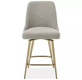Fairmont Heathered Taupe Upholstered Counter Height Stool