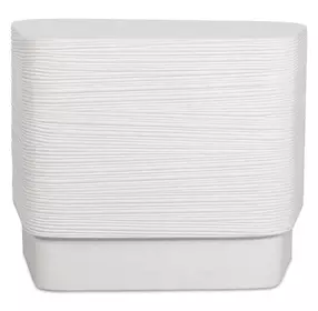 Kingsley White Rectangular Side Table