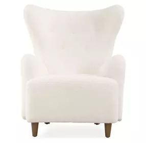 Oakley Soft White Upholstered Arm Chair