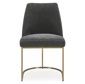 Somerset Charcoal Upholstered Dining Side Chair