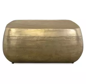 Hamilton Aged Brass Outdoor Square Coffee Table
