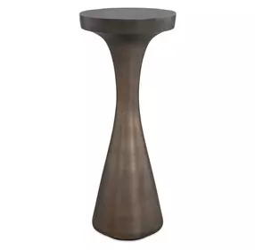Langston Dark Bronze Outdoor Round Drink Table
